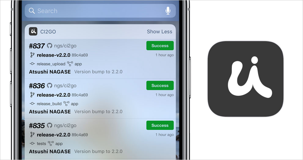 CI2Go Today widget support